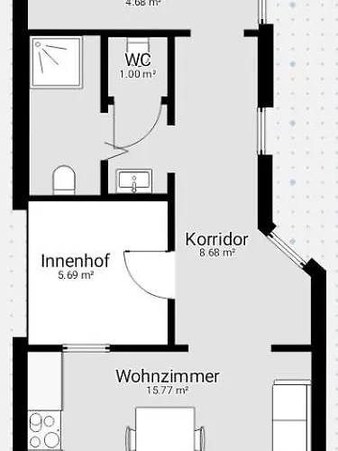 Apartment 86 Sqm With Private Courtyard - 3 Bedrooms *
